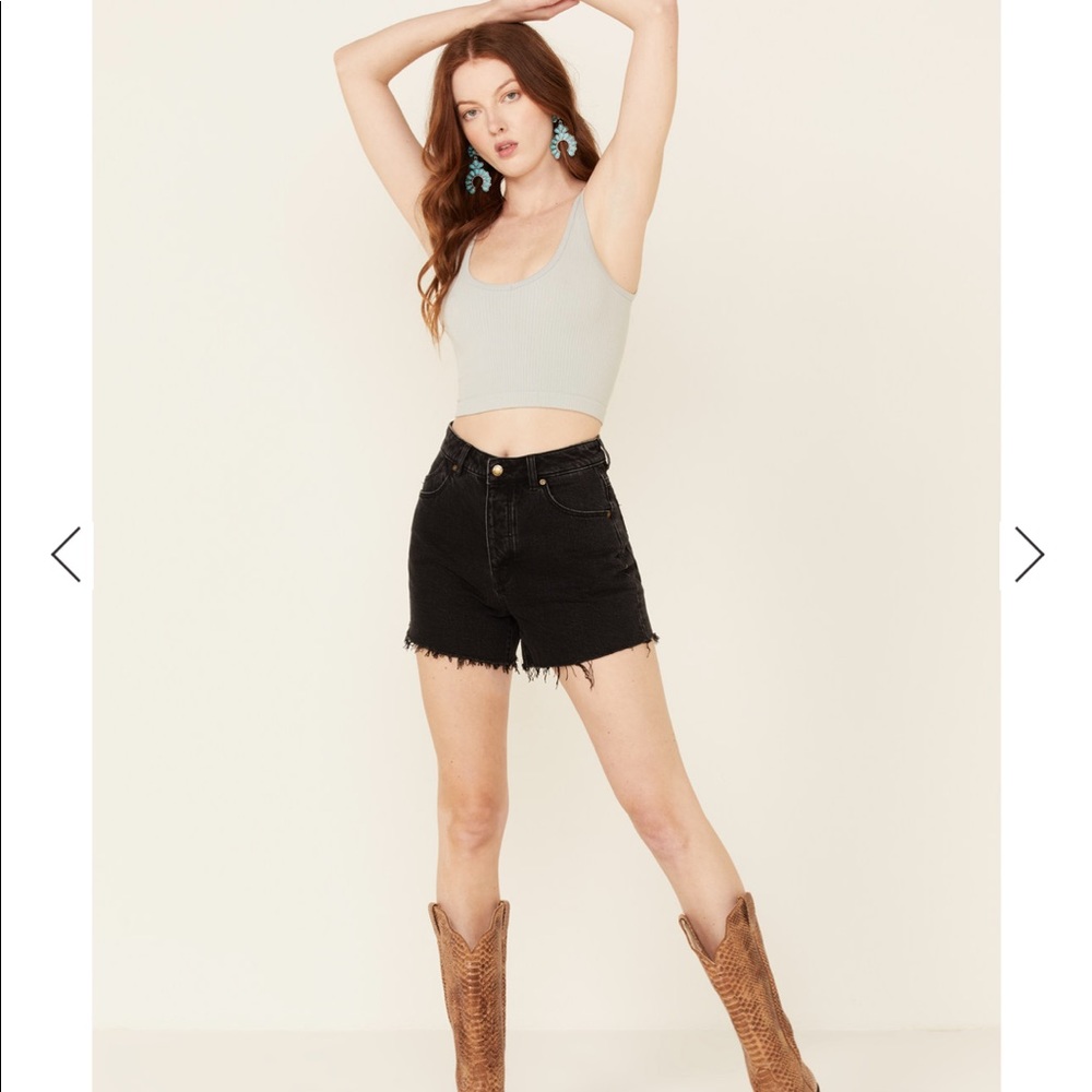 Rollas original high rise shorts in shadow